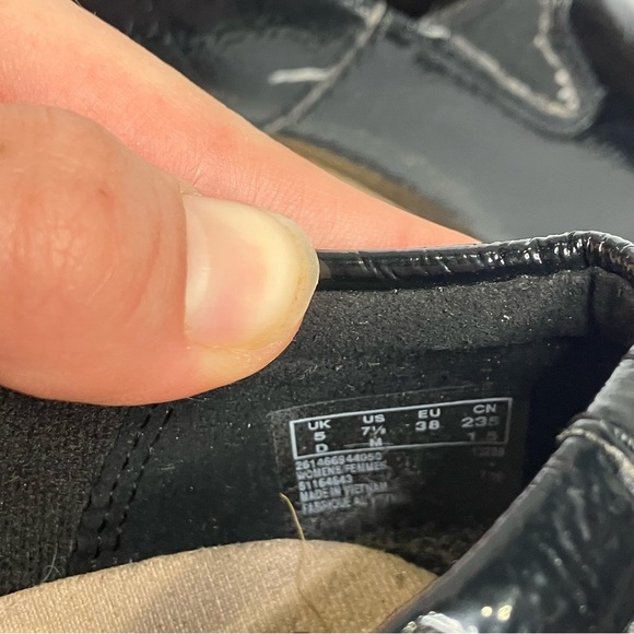 Clarks Sharon Dolly wedge Loafers black womens size 7.5 business casual - Picture 8 of 8